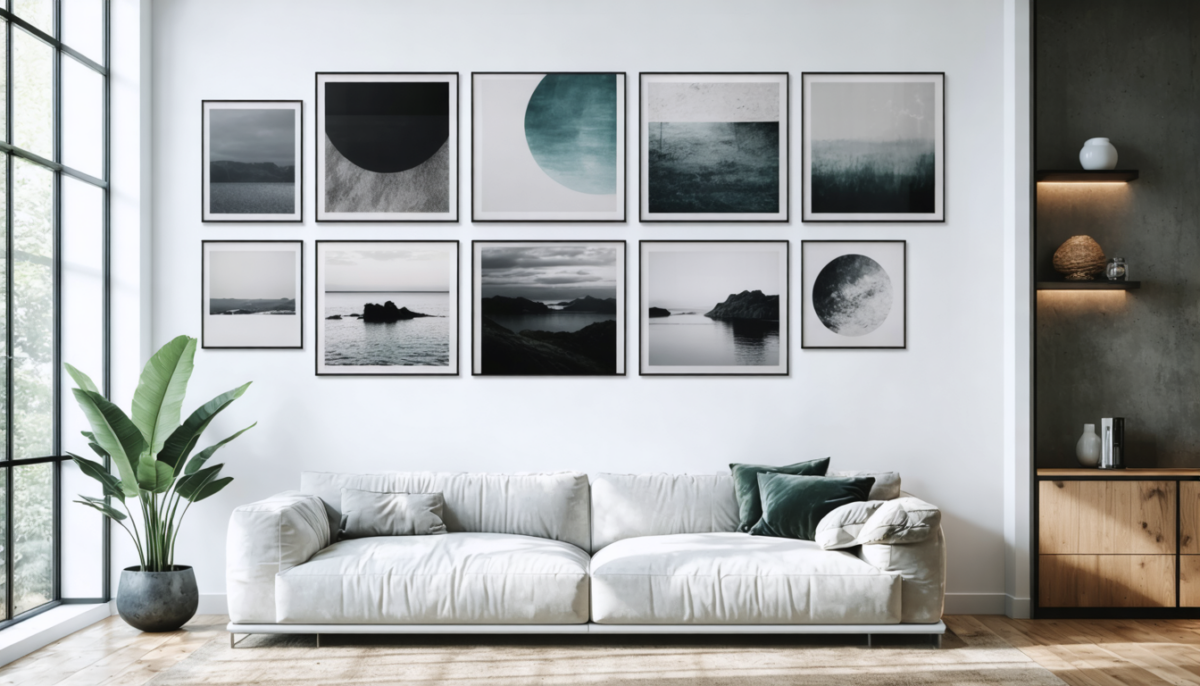 découvrez nos astuces et idées pour agencer harmonieusement plusieurs cadres sur un mur et créez une décoration élégante et personnalisée dans votre intérieur.