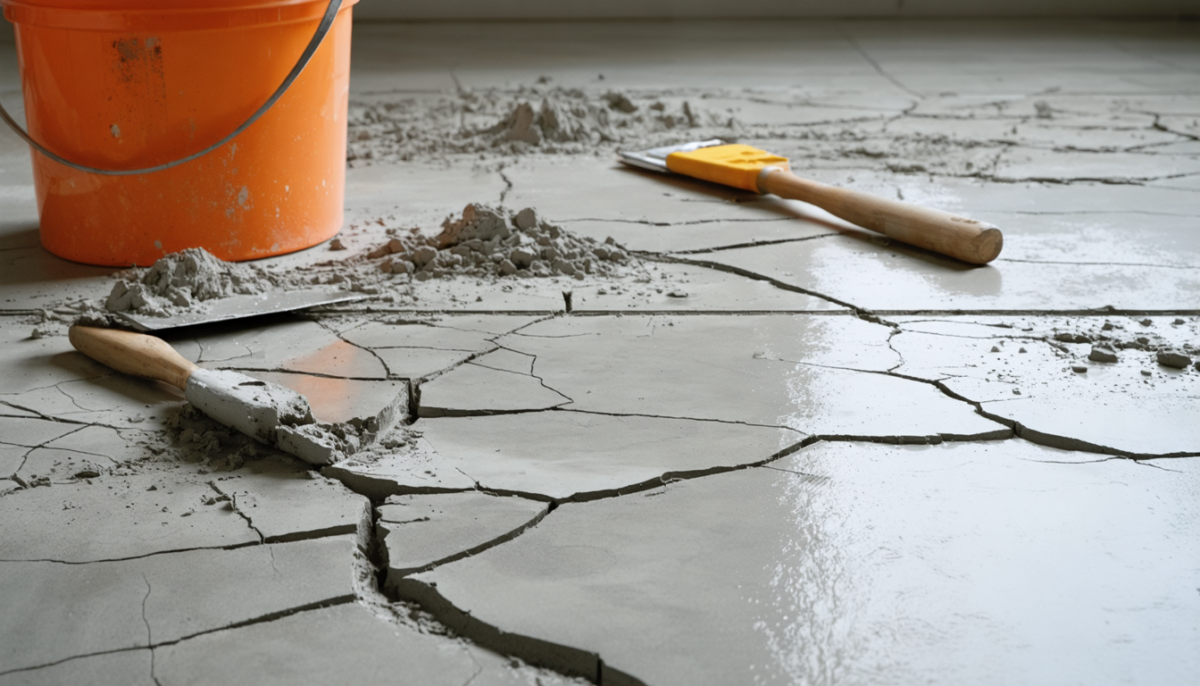 découvrez les causes des fissures lors du ragréage et apprenez les solutions efficaces pour un sol parfaitement lisse et durable.