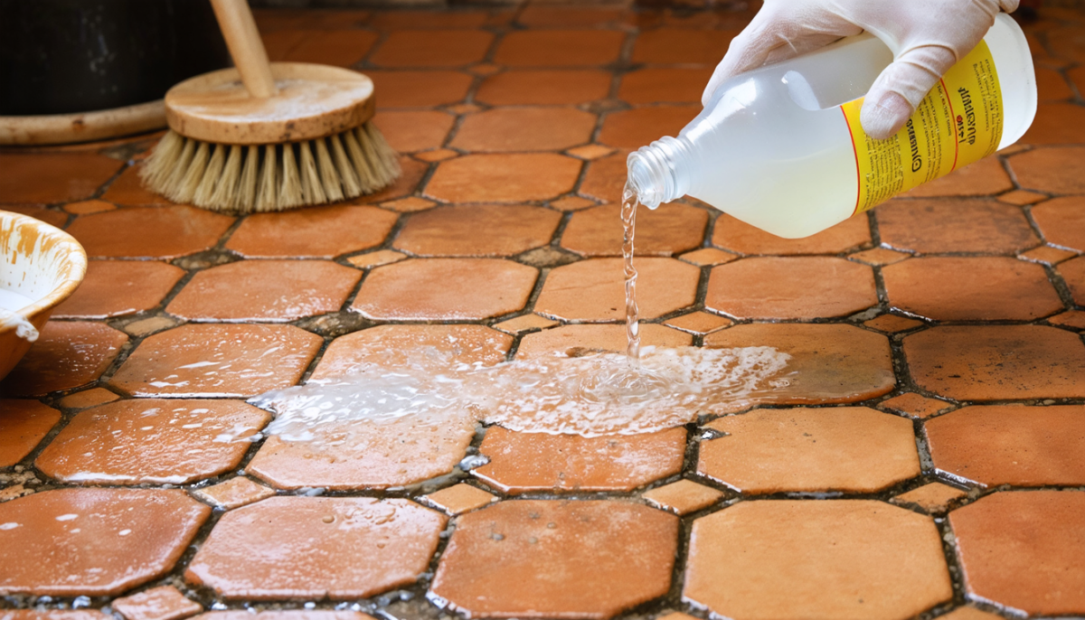 découvrez comment nettoyer efficacement les tomettes en utilisant du vinaigre blanc. nos conseils pour éliminer les saletés sans abîmer vos sols en terre cuite.