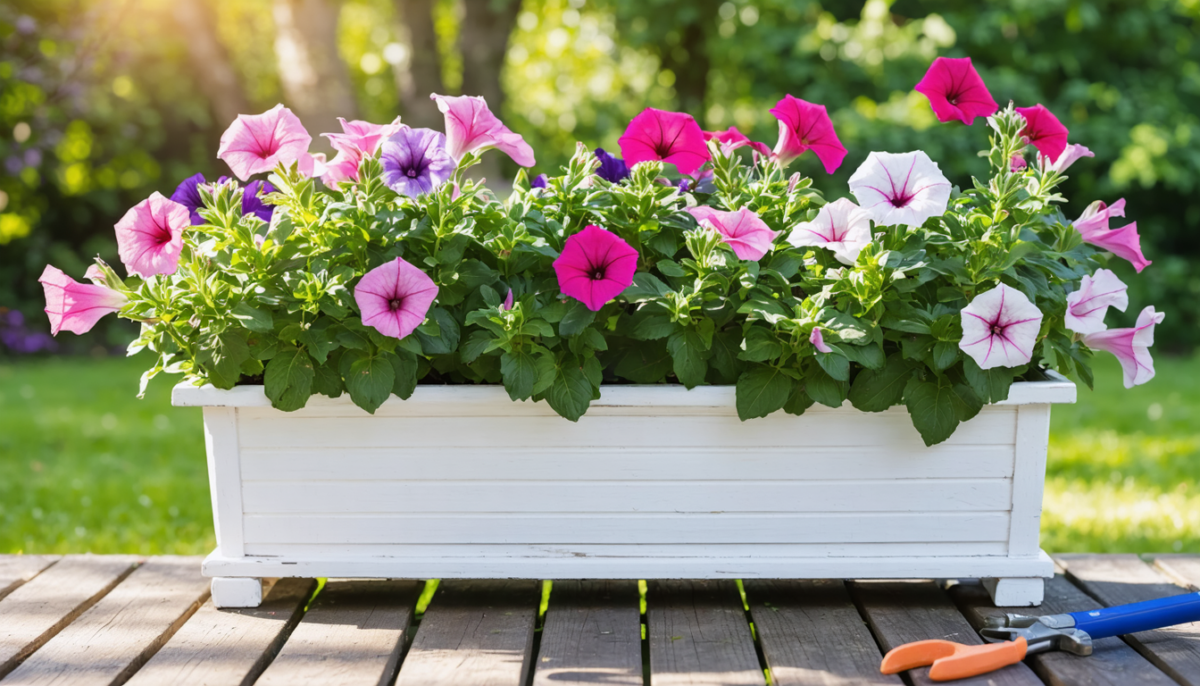 découvrez la quantité idéale de pétunias pour sublimer votre jardinière et embellir votre jardin avec des fleurs éclatantes et bien disposées.