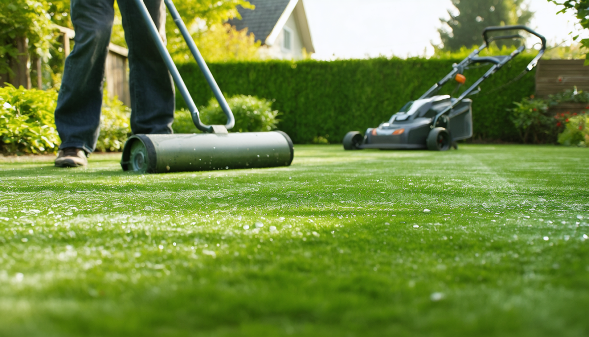 découvrez s'il est nécessaire de passer le rouleau sur votre gazon avant la première tonte pour un jardin sain et bien entretenu.