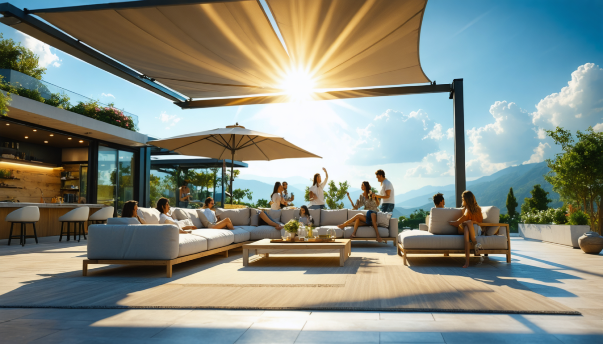 protégez-vous du soleil intense avec nos solutions d’ombre personnalisées, alliant confort et style pour profiter pleinement de vos espaces extérieurs.