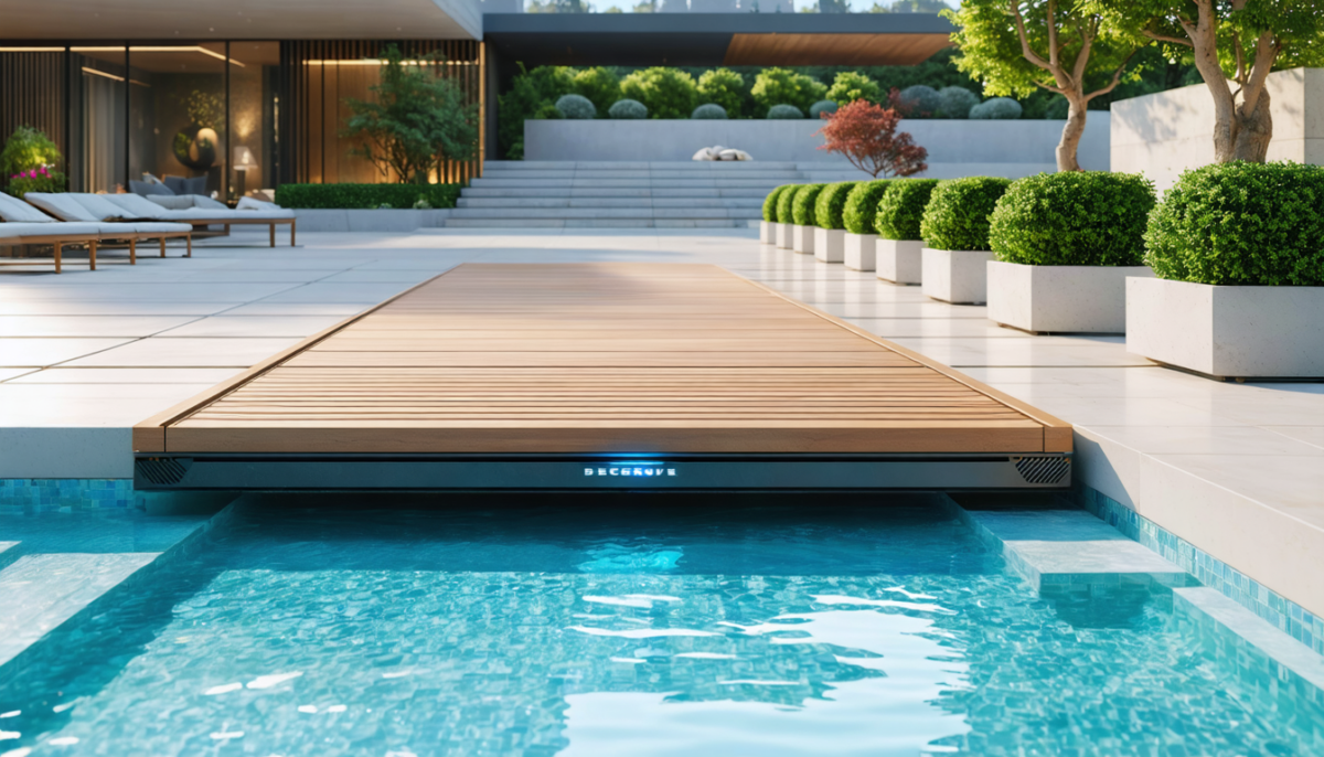 découvrez la terrasse mobile pour piscine, l'alliance parfaite entre praticité, design élégant et sécurité optimale pour profiter pleinement de votre espace extérieur.