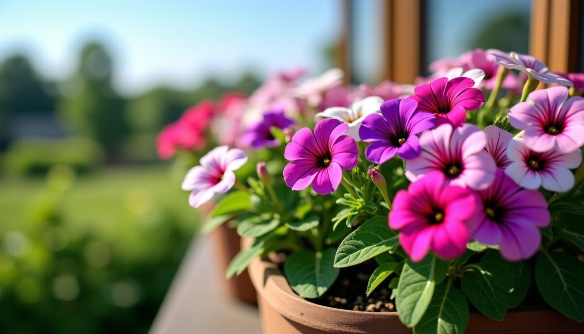 Quelle quantité idéale de pétunias pour sublimer votre jardinière ?