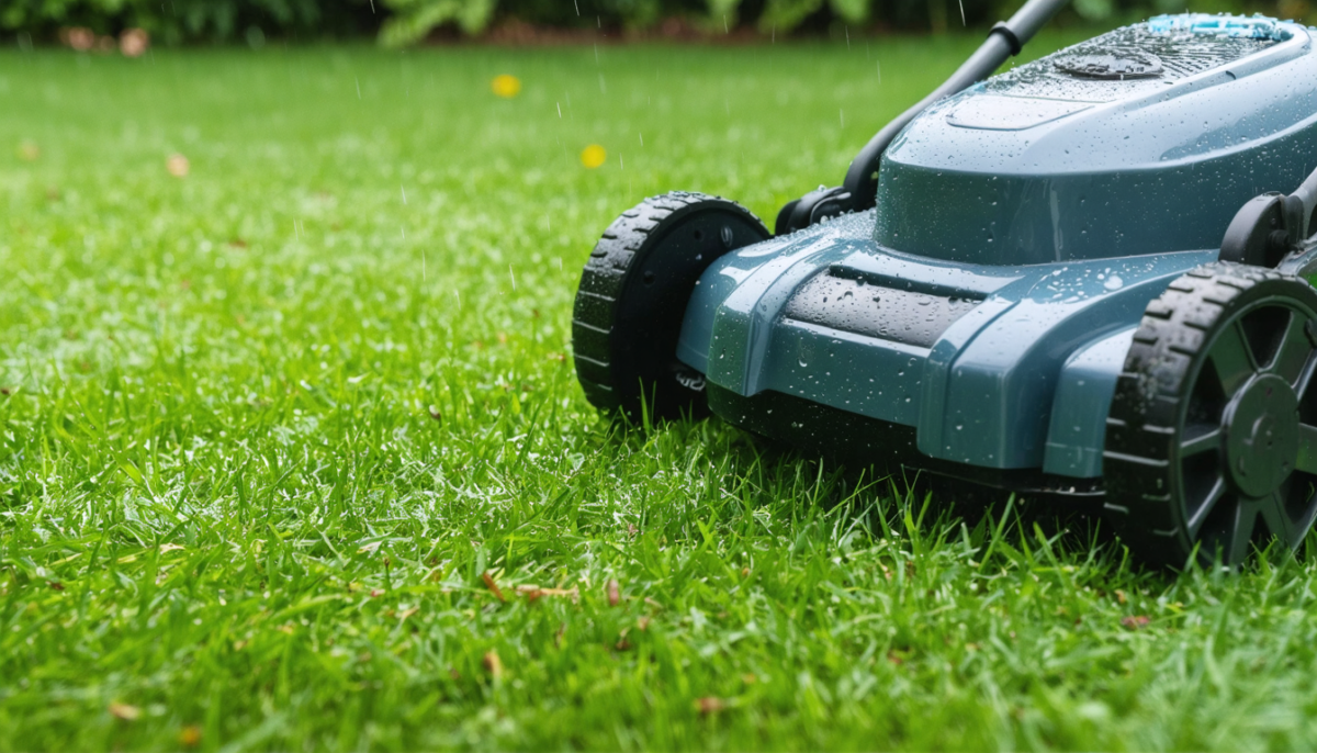 découvrez si tondre une pelouse humide avec une tondeuse électrique est recommandé, les risques potentiels et les astuces pour entretenir votre jardin en toute sécurité.