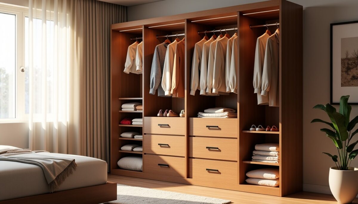 Armoire idéale : conseils pour allier rangement pratique et décoration stylée dans votre chambre