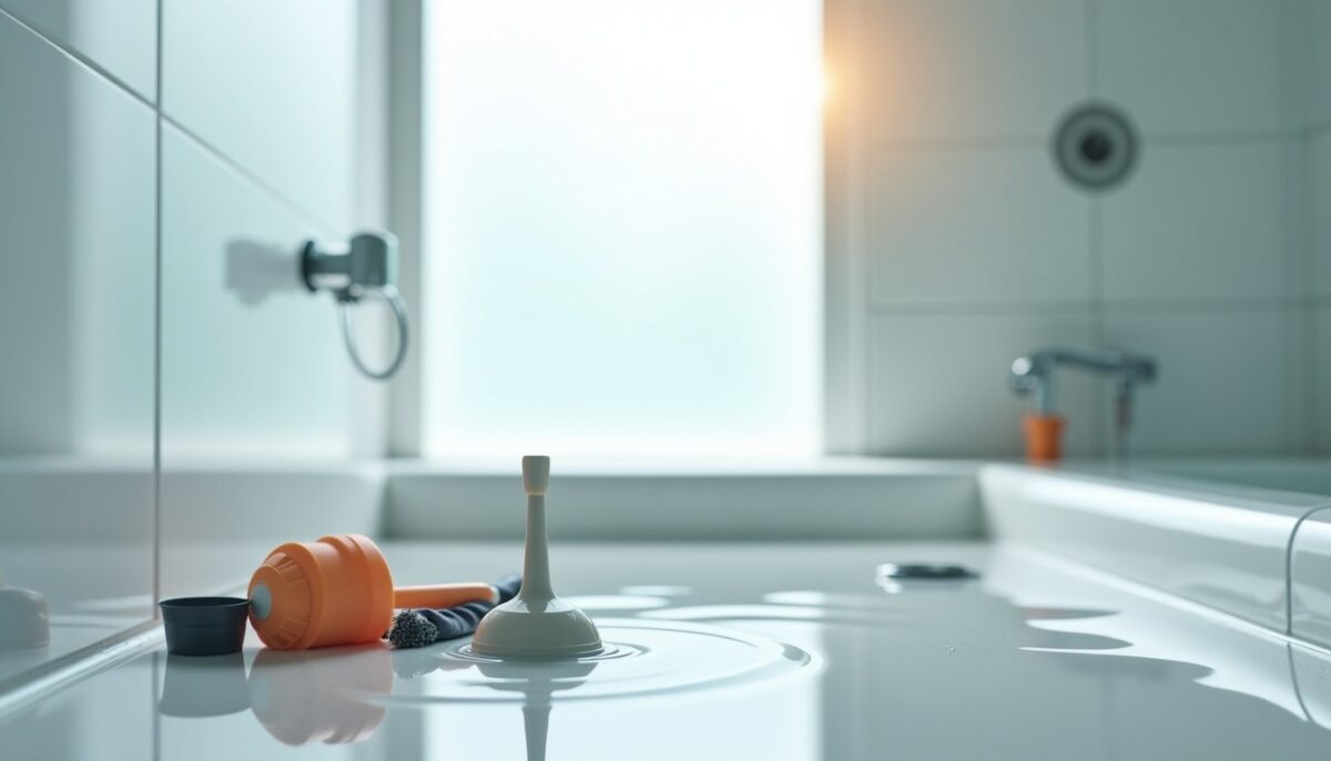 Douche bouchée et siphon difficile d'accès : solutions efficaces pour déboucher sans tracas