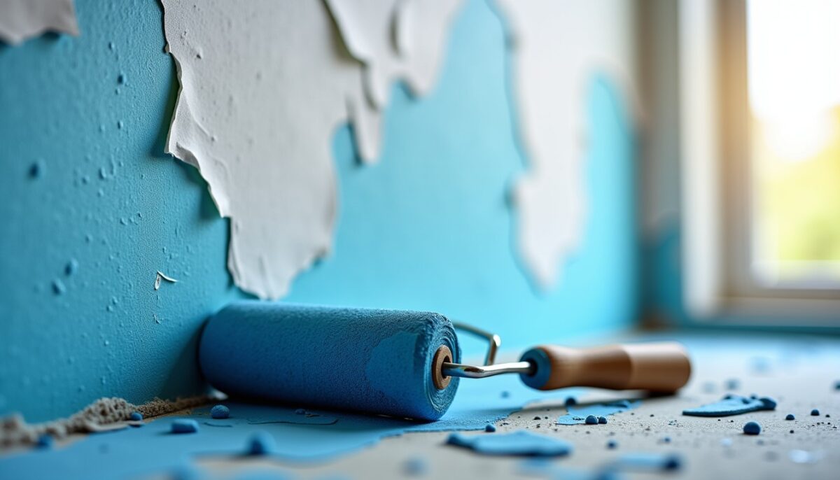 Peinture qui s'écaille quand on utilise un rouleau : conseils et solutions efficaces