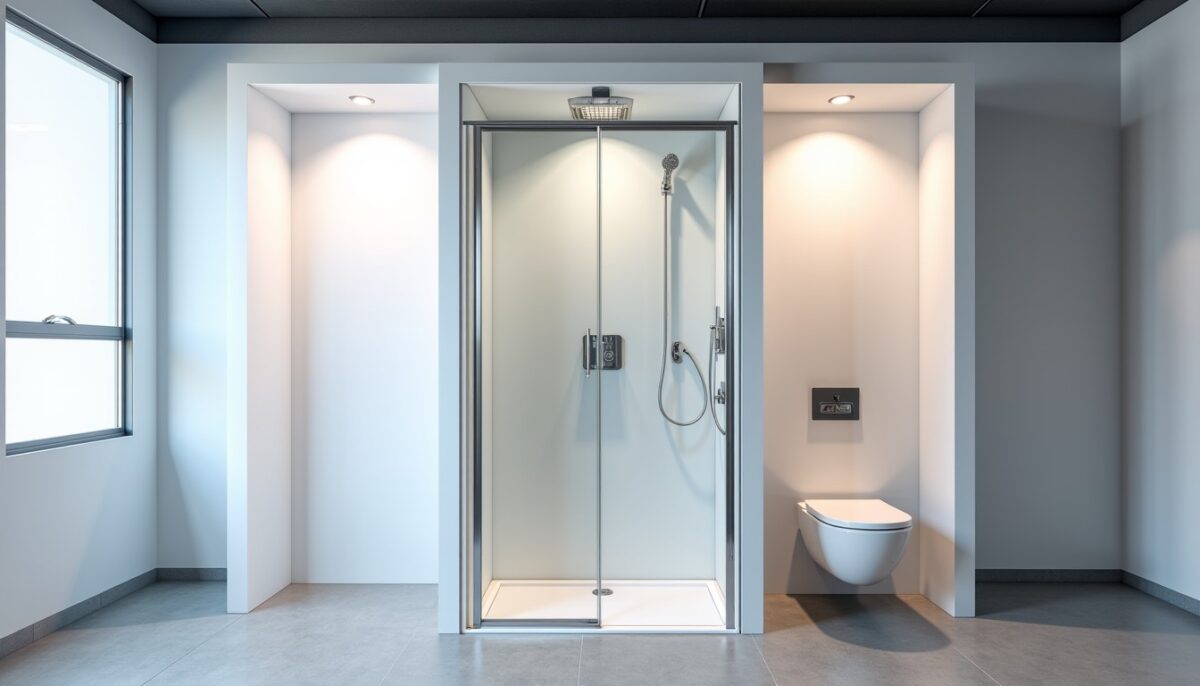Combien coûte une cabine douche-WC préfabriquée ? Guide des tarifs et options